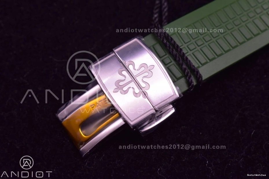 Rubber On 1:1 Aquanaut 514 Dial SS NewStyle Strap 324CS 5168G 42mm ZF Edition Green Green Best 0922